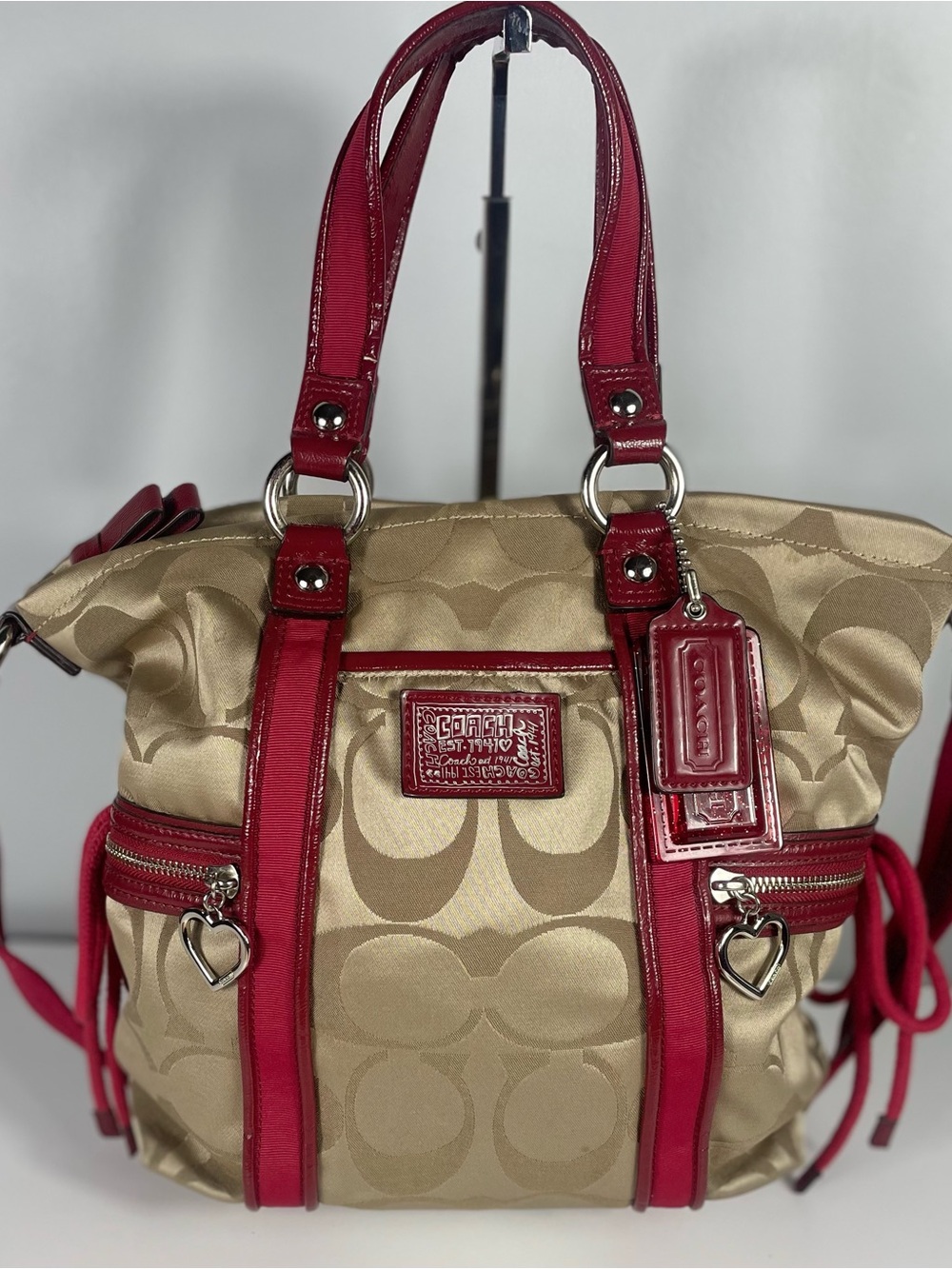Authentic Coach Poppy Signature Satchel Y2K